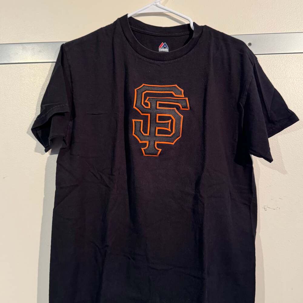 San Francisco Giants Primary Logo Black T-Shirt